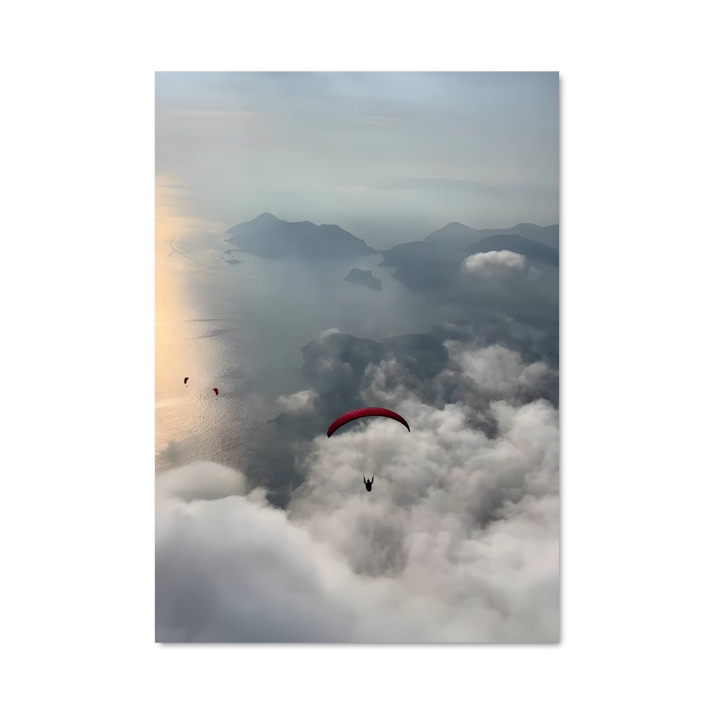 Poster Vol au Dessus des Nuages