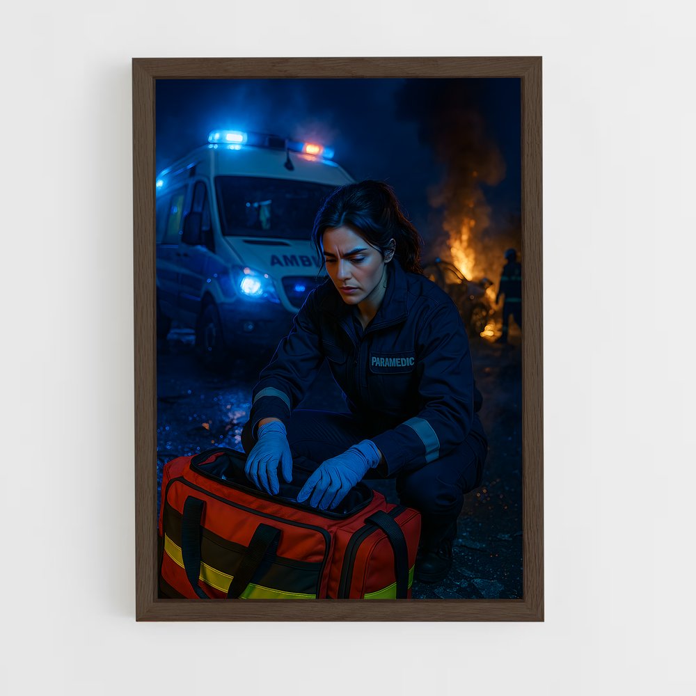 ap-paramedic-3 cadre Bois foncé