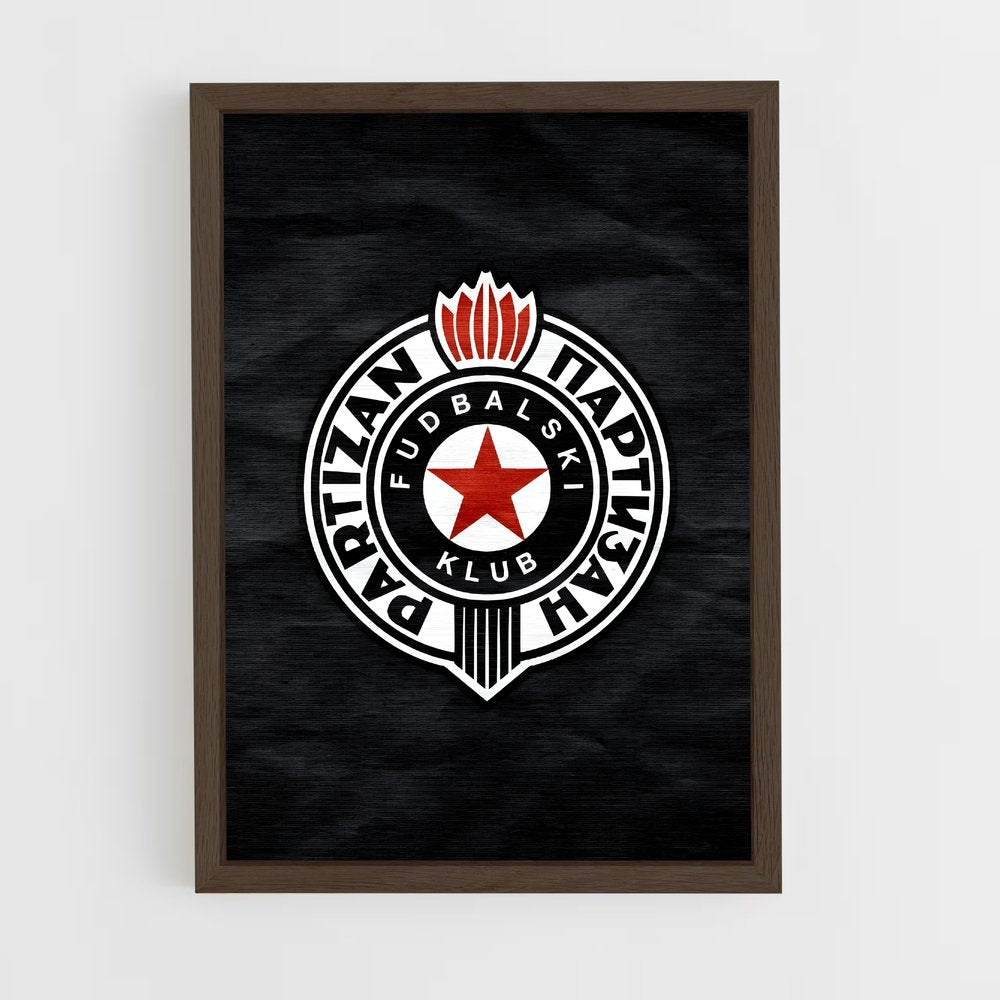 ap-partizan belgrade-1 cadre Bois foncé
