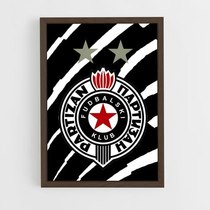 ap-partizan belgrade-3 cadre Bois foncé