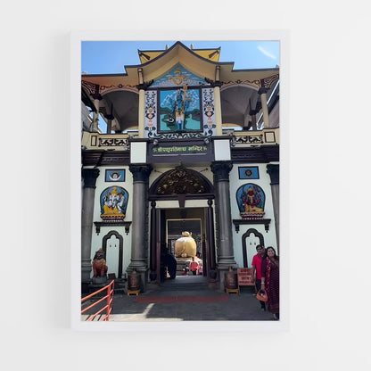 ap-pashupatinath temple-10 cadre Blanc