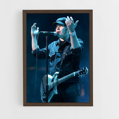 ap-patrick stump-1 cadre Bois foncé