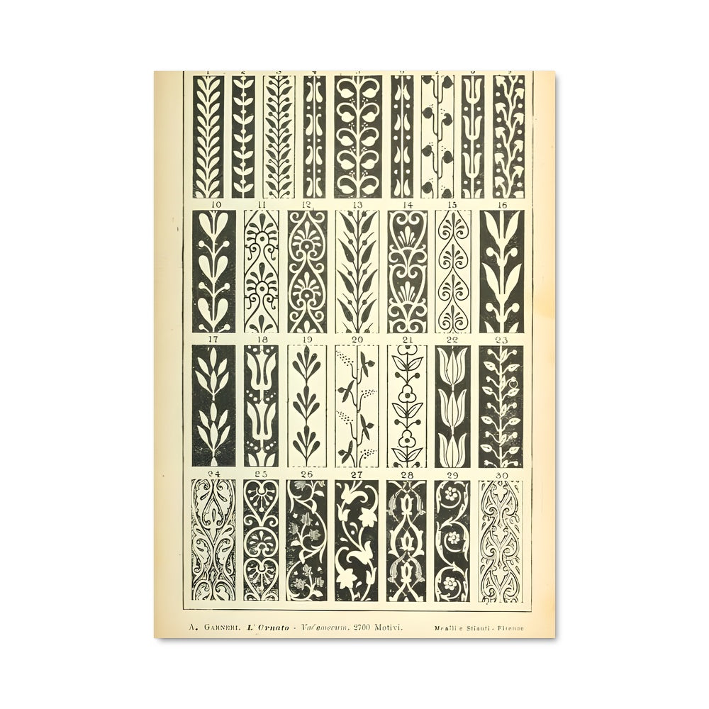 Poster Livre de Motifs