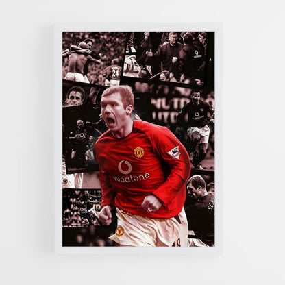 ap-paul scholes-3 cadre Blanc