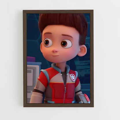 ap-paw patrol-5 cadre Bois foncé
