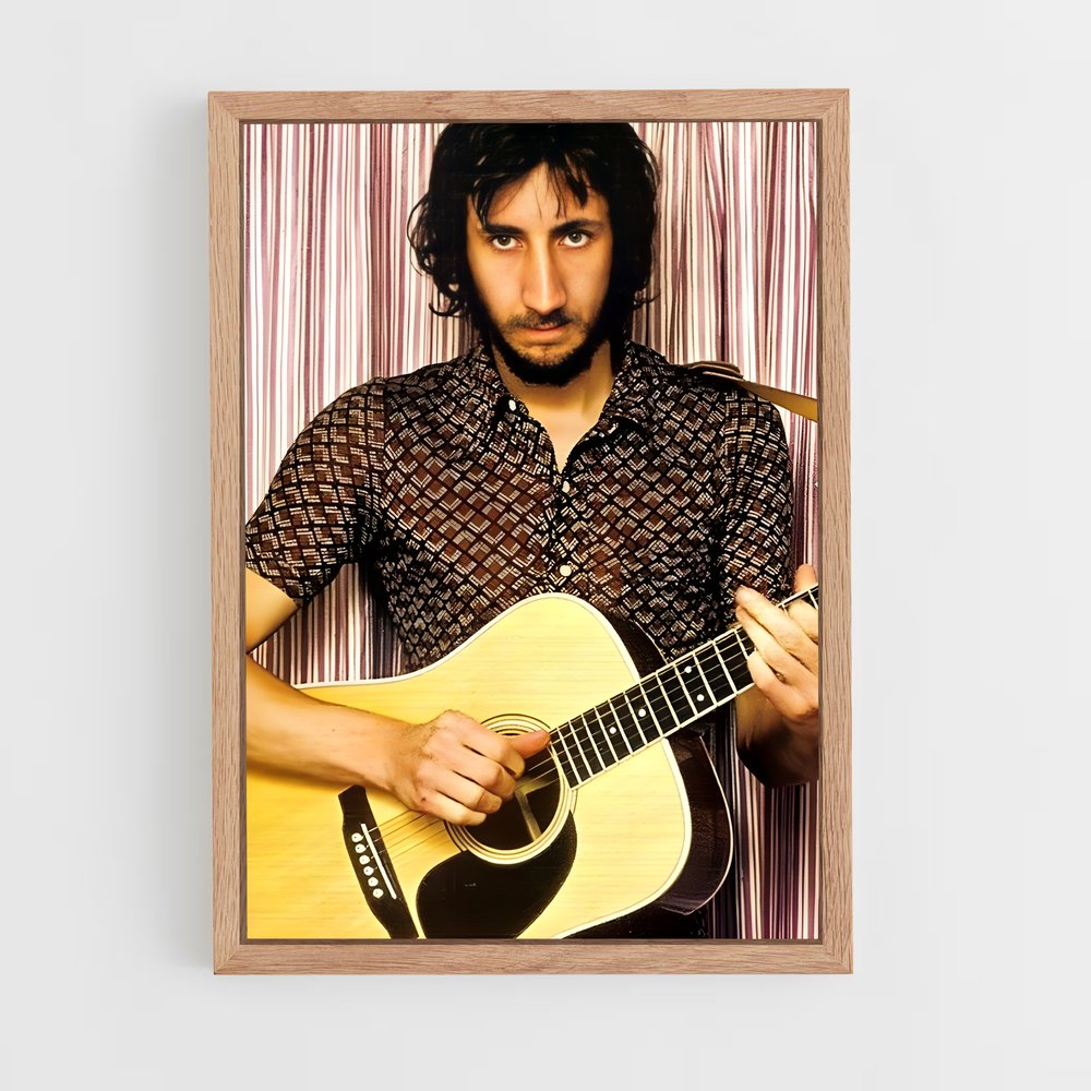 ap-pete townshend-5 cadre Bois clair