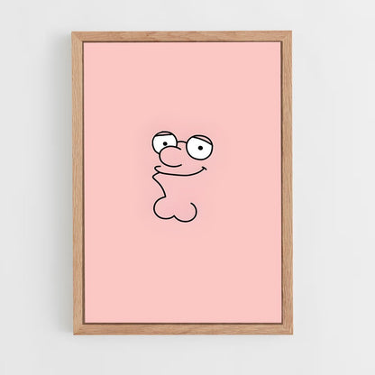 ap-peter griffin-3 cadre Bois clair