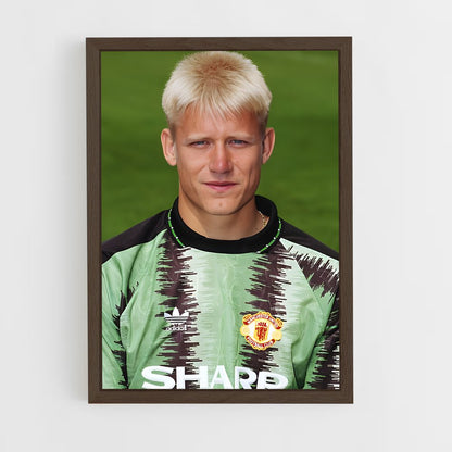ap-peter schmeichel-5 cadre Bois foncé