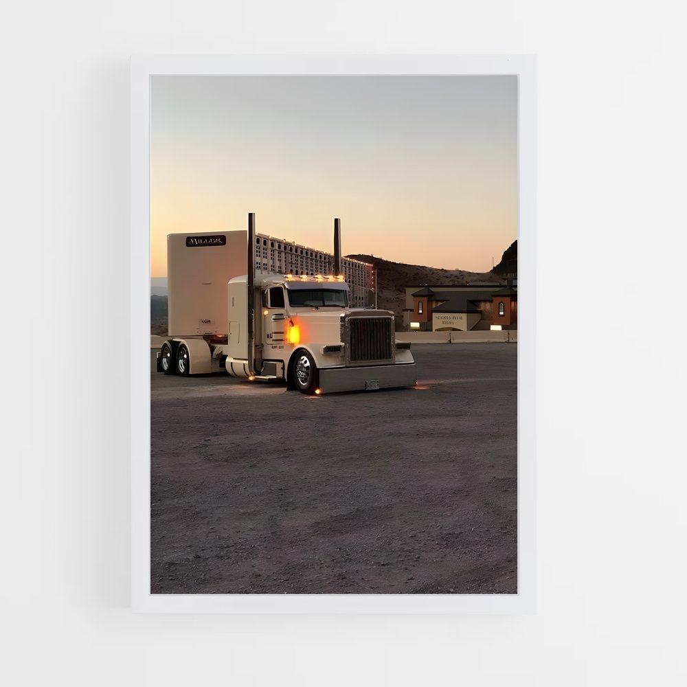 ap-peterbilt 379-1 cadre Blanc