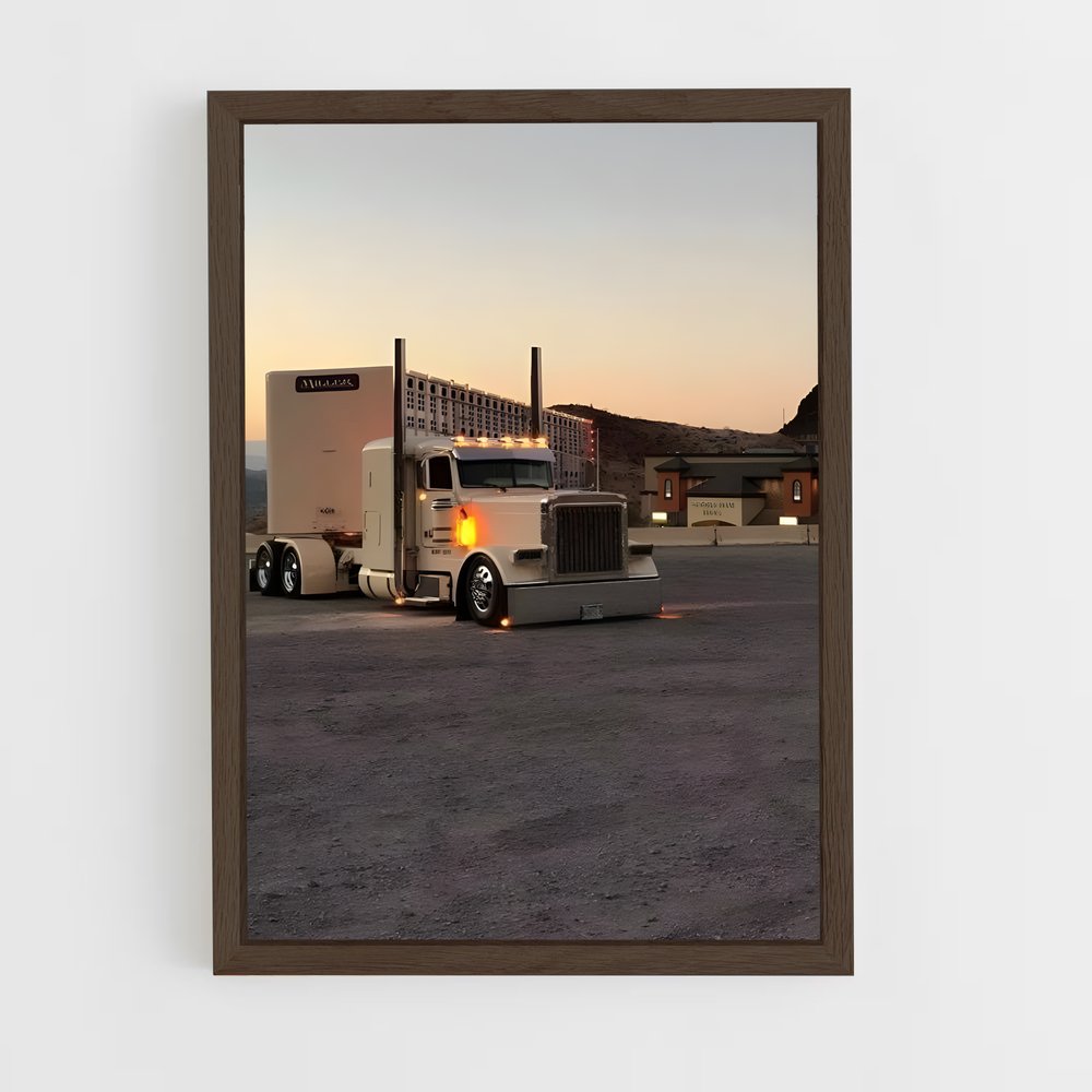 ap-peterbilt 379-1 cadre Bois foncé