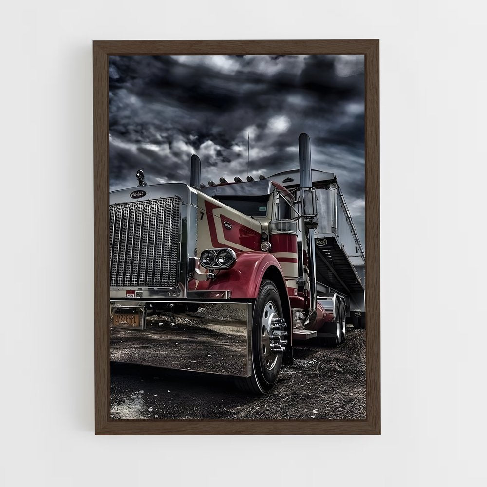 ap-peterbilt 379-2 cadre Bois foncé