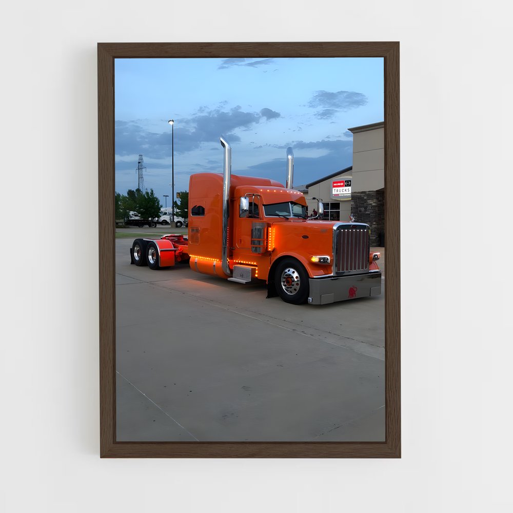 ap-peterbilt 389-2 cadre Bois foncé