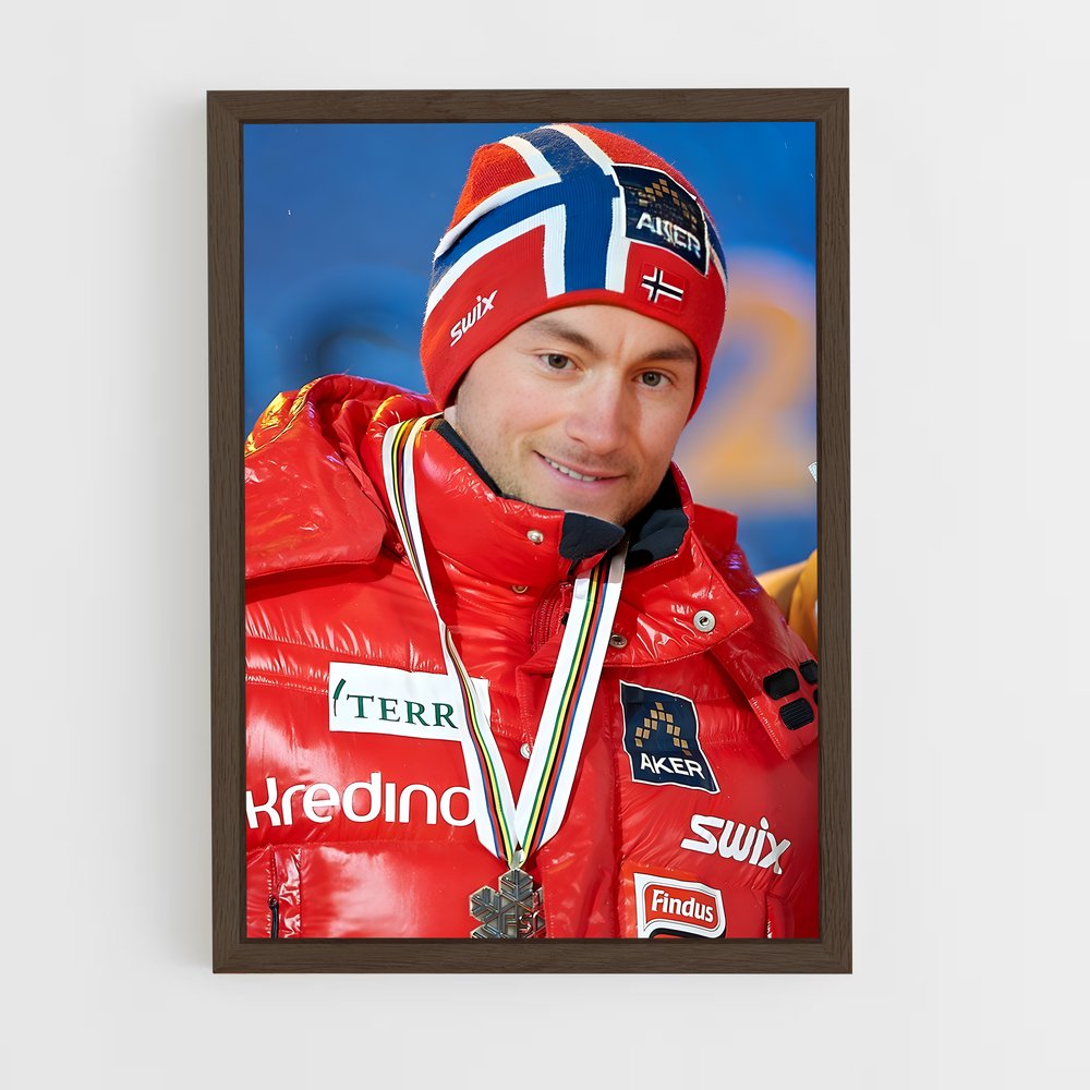 ap-petter northug-1 cadre Bois foncé