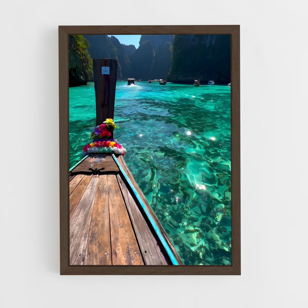 ap-phi phi islands-7 cadre Bois foncé