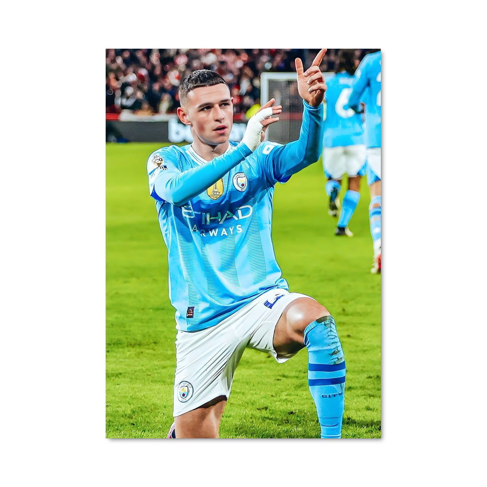 Poster Foden En Action