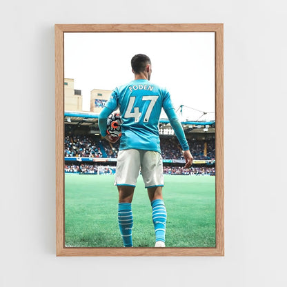 ap-phil foden-8 cadre Bois clair