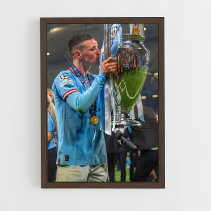 ap-phil foden-9 cadre Bois foncé