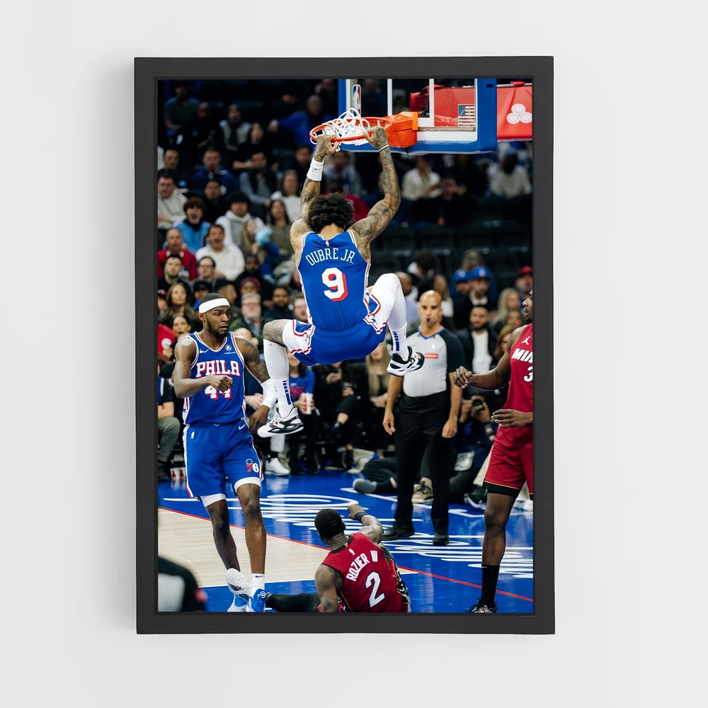 ap-philadelphia 76ers-5 cadre Noir