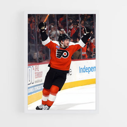 ap-philadelphia flyers-8 cadre Blanc