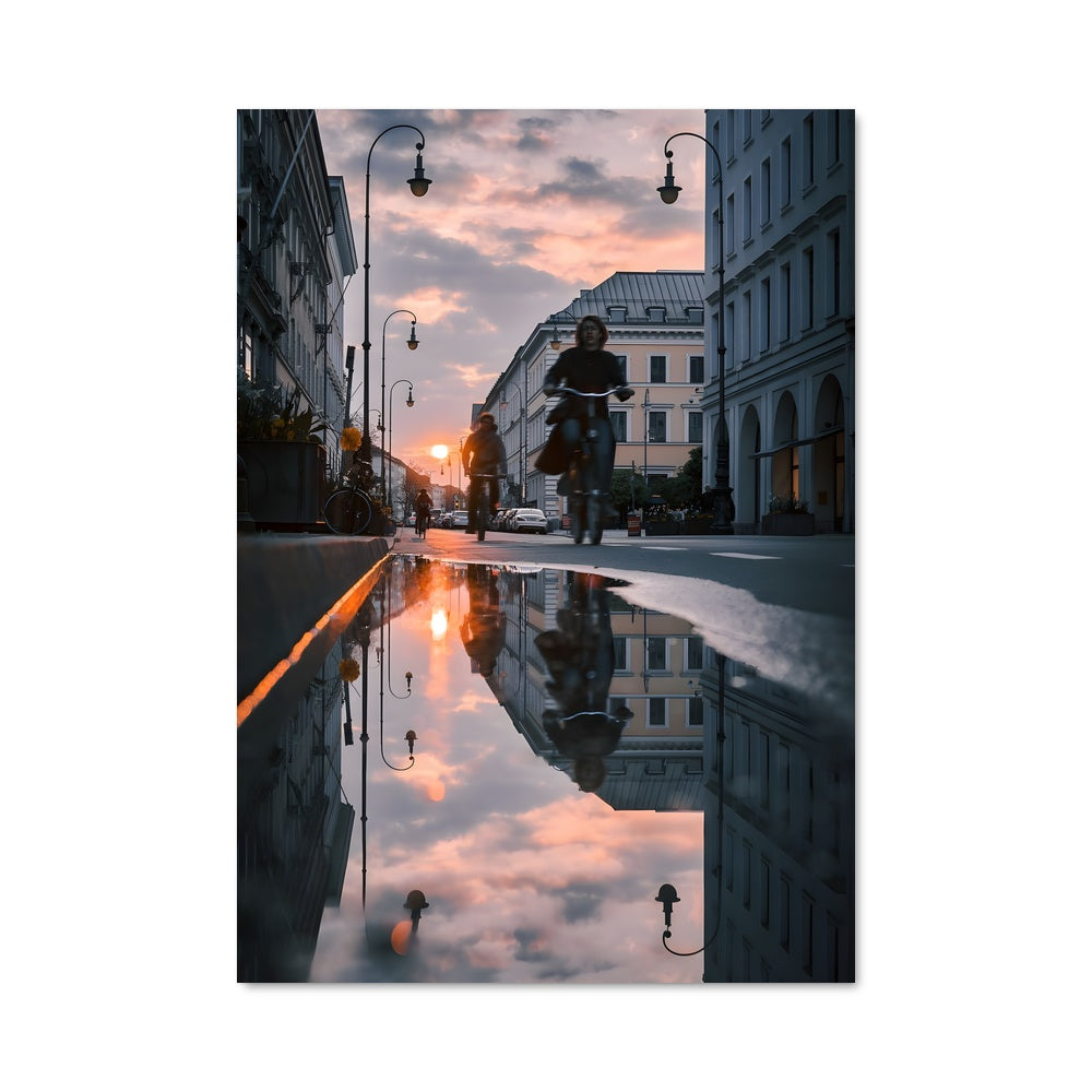 Poster Liberté à Vélo