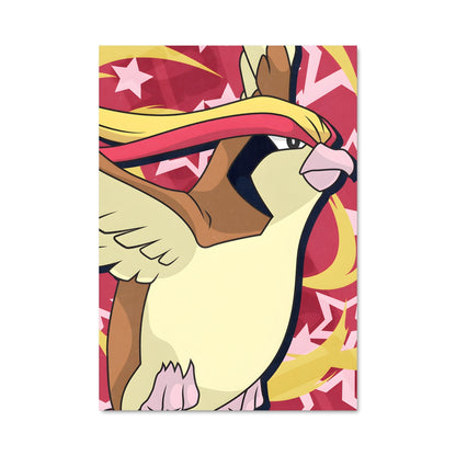 Poster Pidgeot en Rose