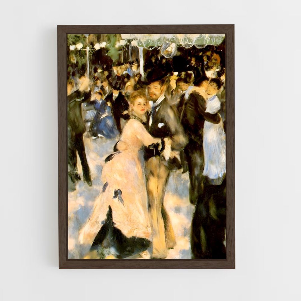 ap-pierre-auguste renoir-6 cadre Bois foncé