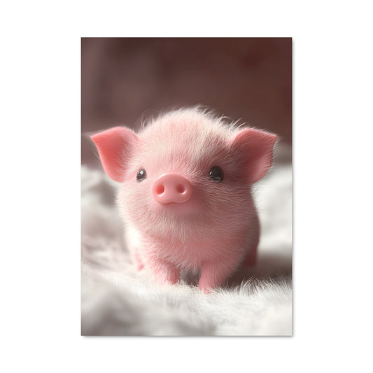 Poster Cochon Chaleureux