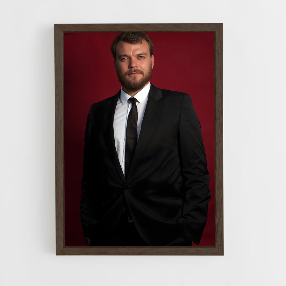ap-pilou asbæk-8 cadre Bois foncé