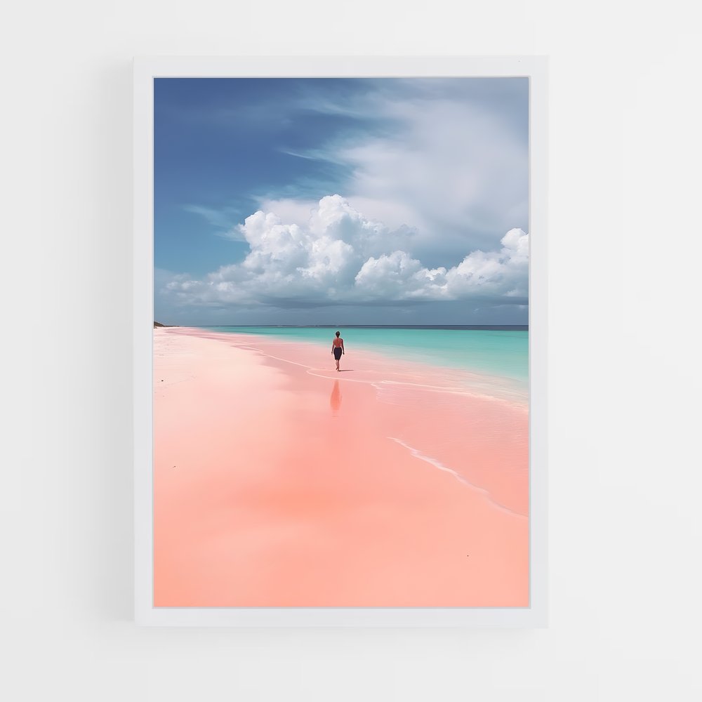 ap-pink sands beach-8 cadre Blanc
