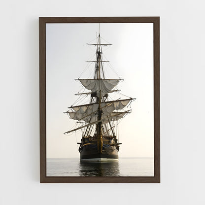 ap-pirate ship-5 cadre Bois foncé