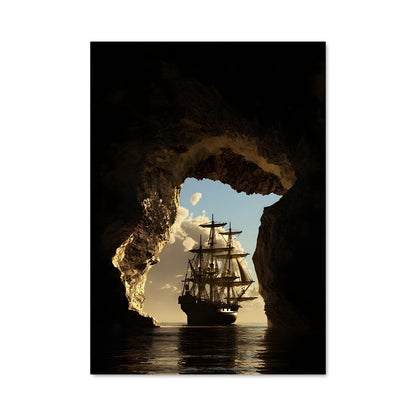 Poster Le Navire Caché