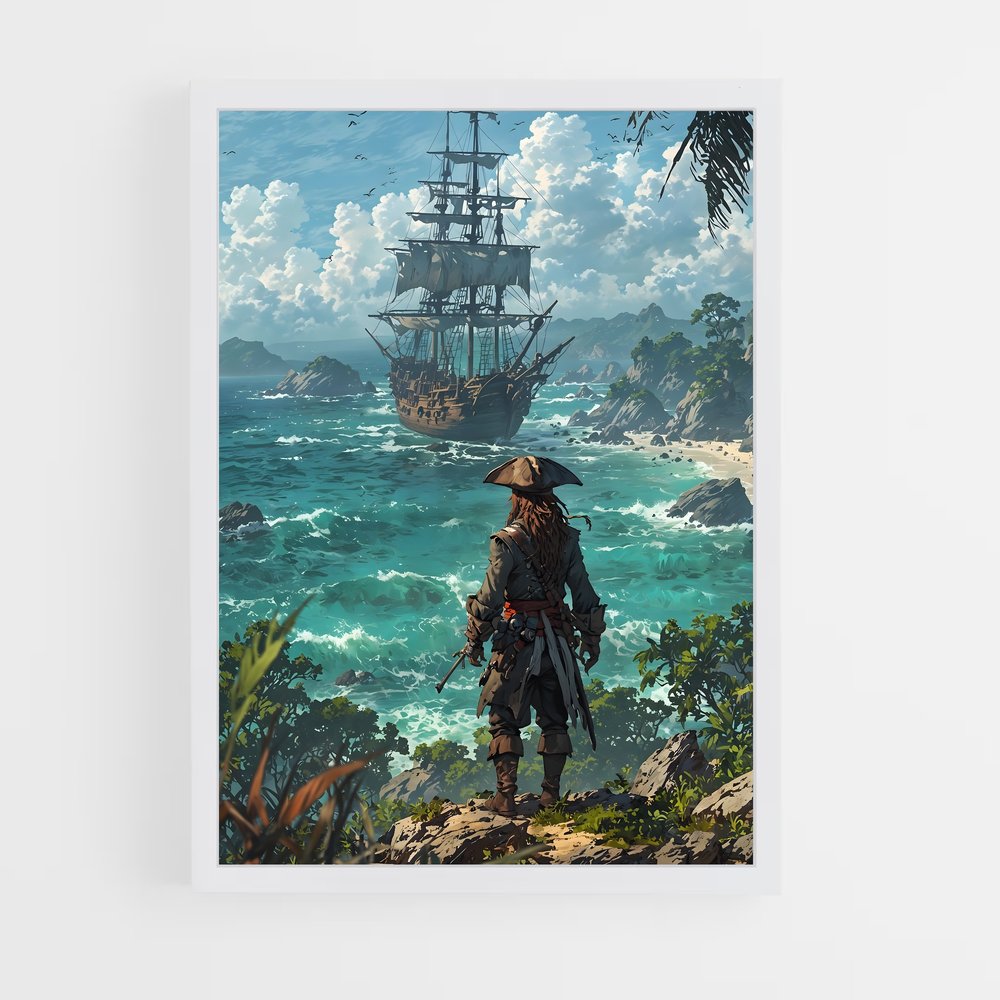 ap-pirates of the caribbean-7 cadre Blanc