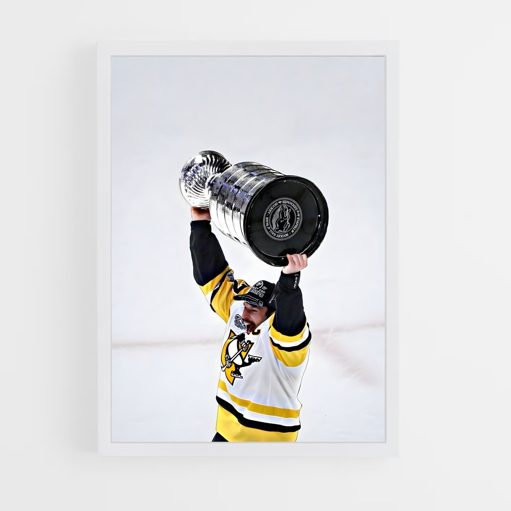 ap-pittsburgh penguins-3 cadre Blanc