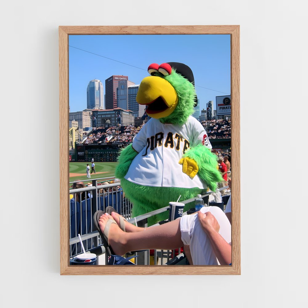 ap-pittsburgh pirates-2 cadre Bois clair
