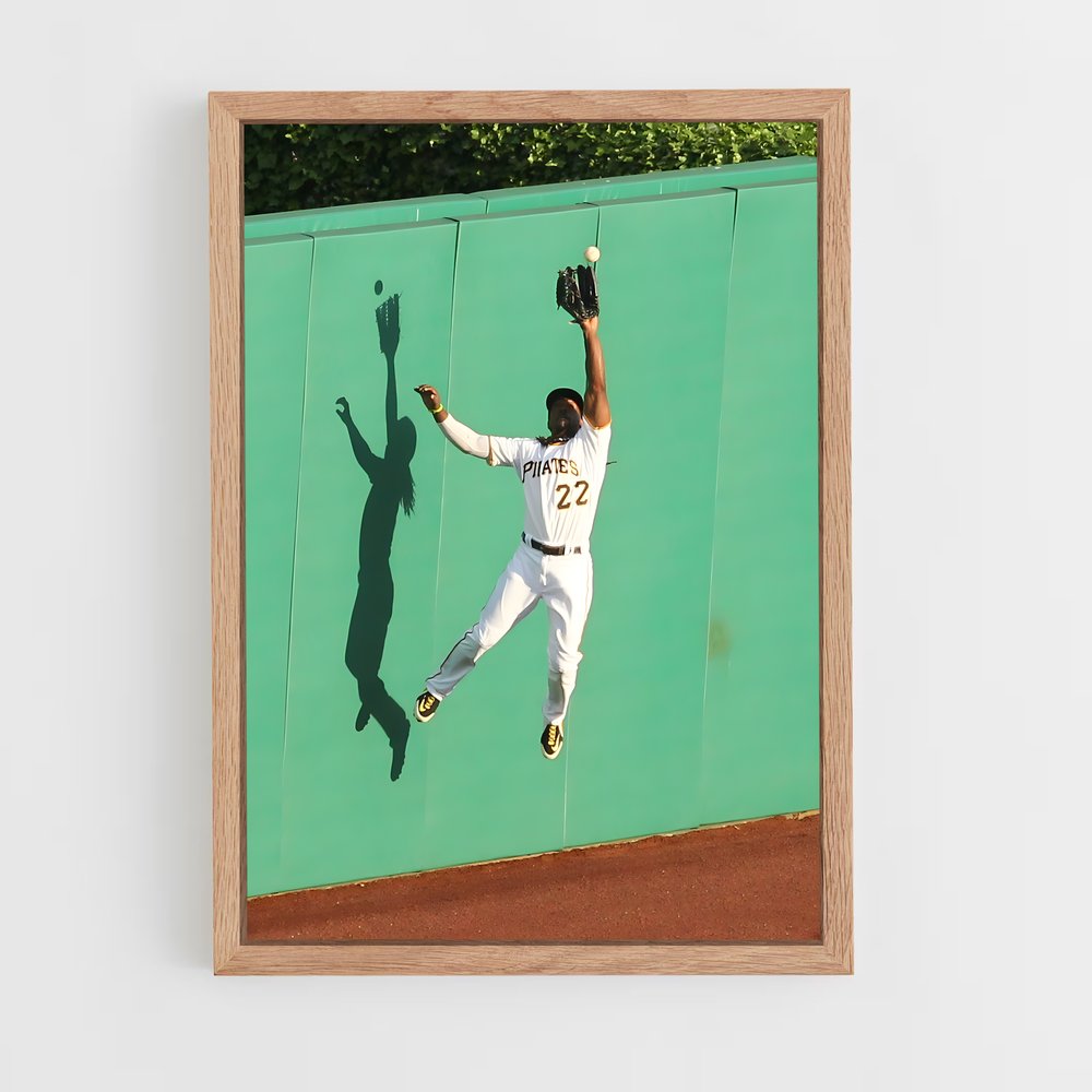 ap-pittsburgh pirates-5 cadre Bois clair