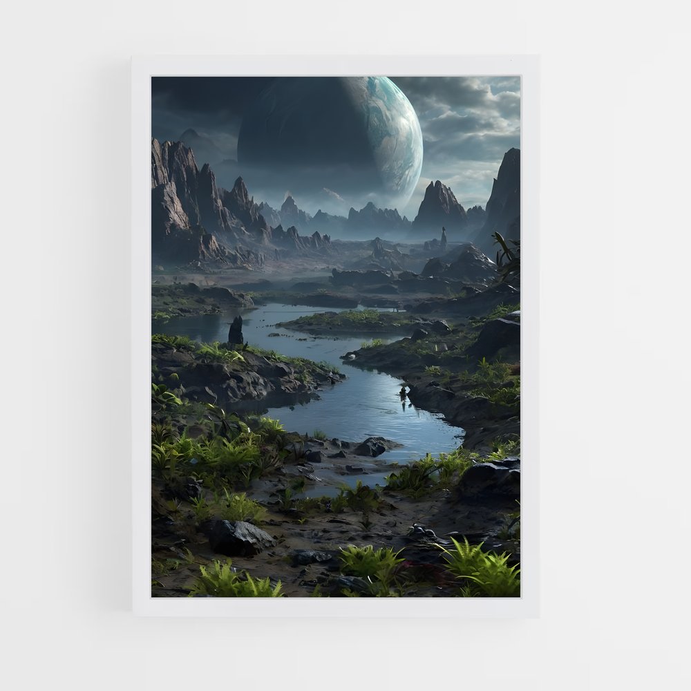 ap-planet landscapes-5 cadre Blanc