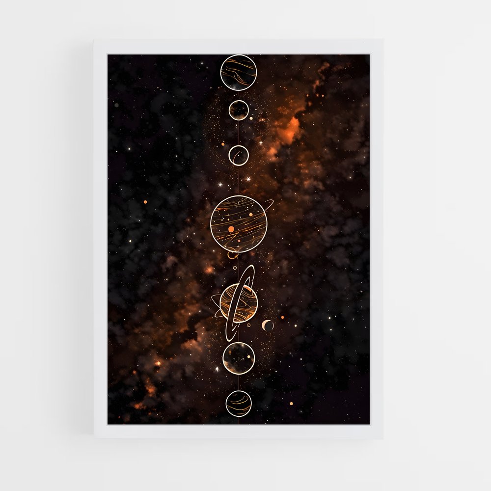 ap-planetary alignment-3 cadre Blanc