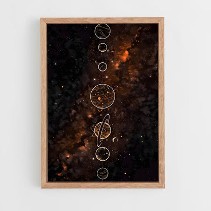 ap-planetary alignment-3 cadre Bois clair