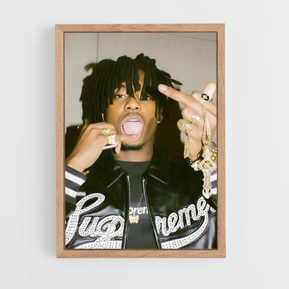 ap-playboi carti-7 cadre Bois clair