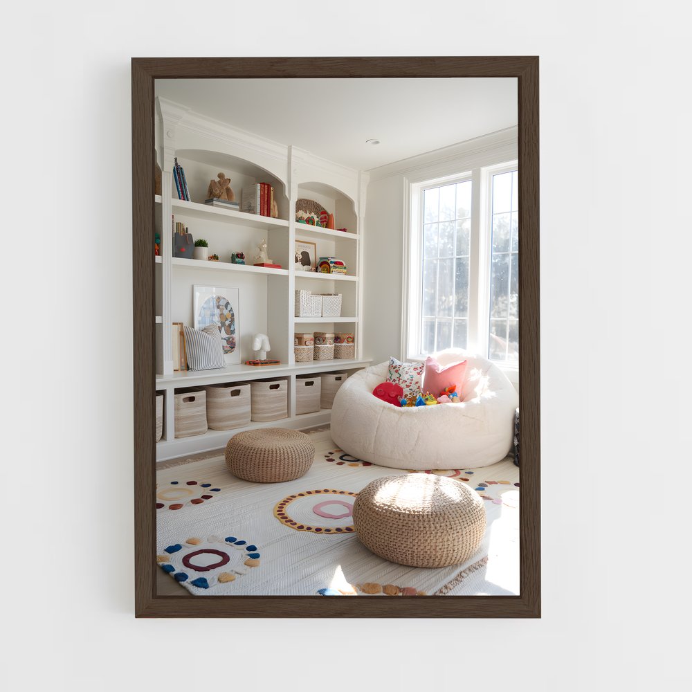 ap-playroom-12 cadre Bois foncé