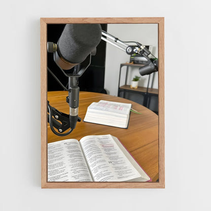ap-podcaster-1 cadre Bois clair