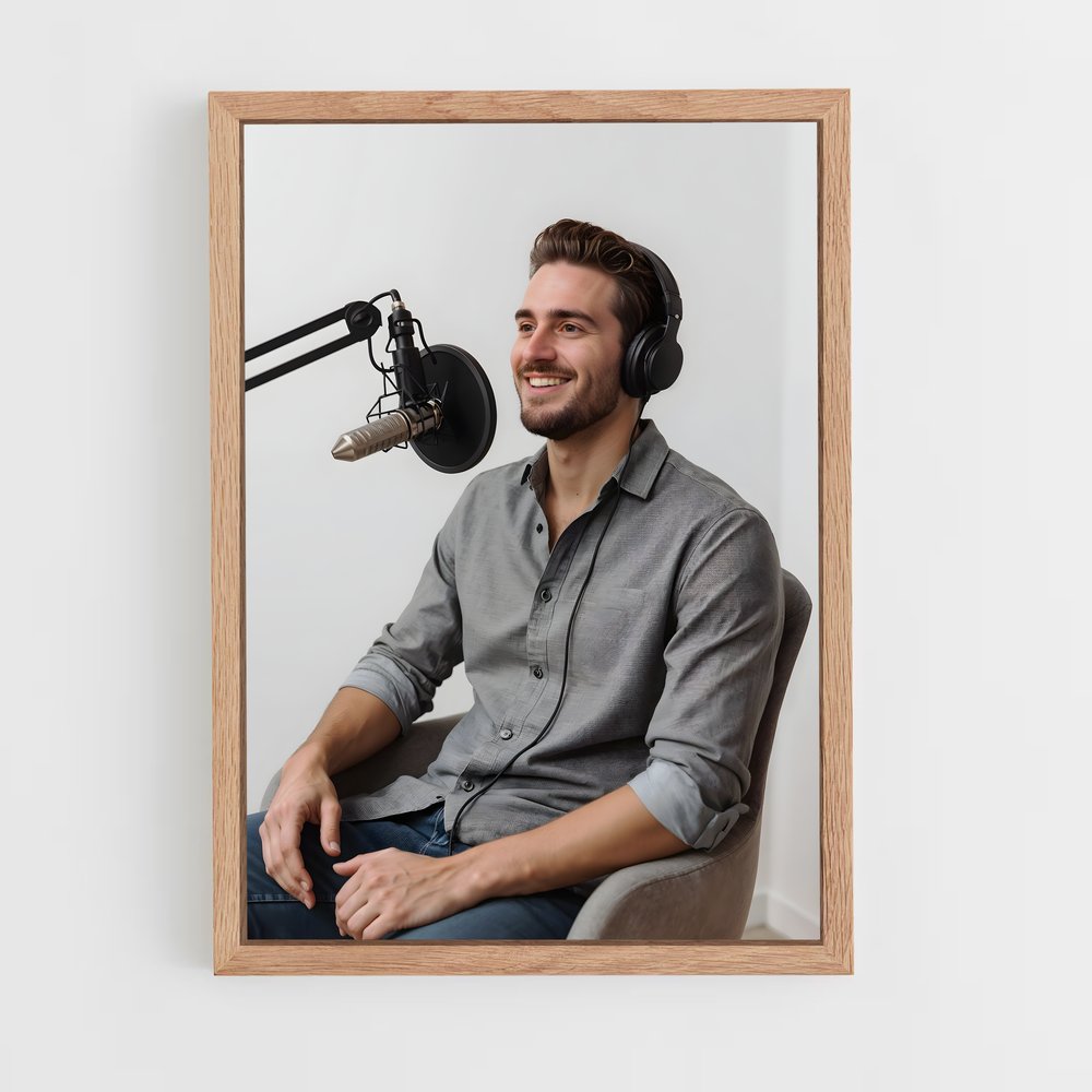 ap-podcaster-3 cadre Bois clair