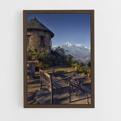 ap-pokhara-6 cadre Bois foncé
