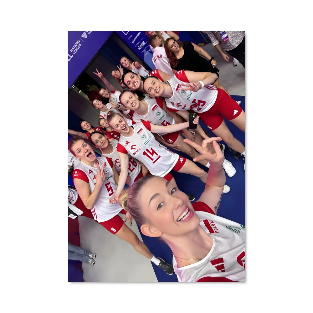 Poster Équipe de Pologne Volley-ball