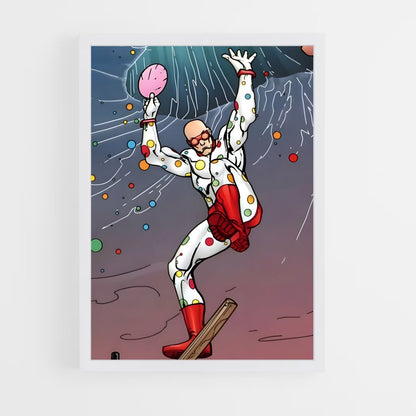 ap-polka dot man-1 cadre Blanc
