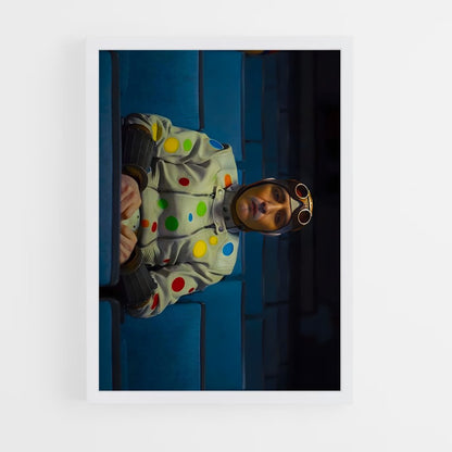 ap-polka dot man-3 cadre Blanc
