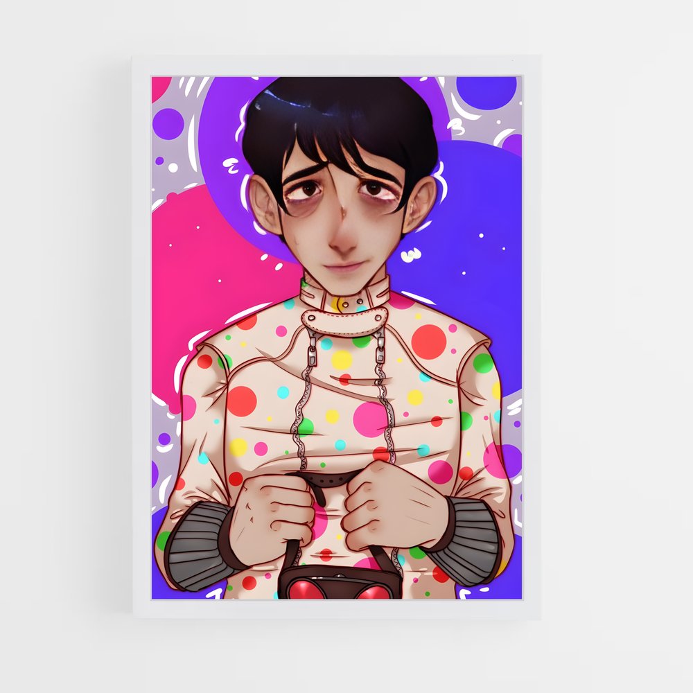ap-polka dot man-4 cadre Blanc