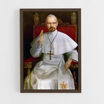 ap-pope-4 cadre Bois foncé