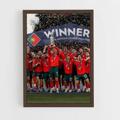 ap-portugal national football team-3 cadre Bois foncé