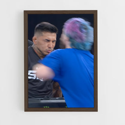 ap-power slap league-1 cadre Bois foncé